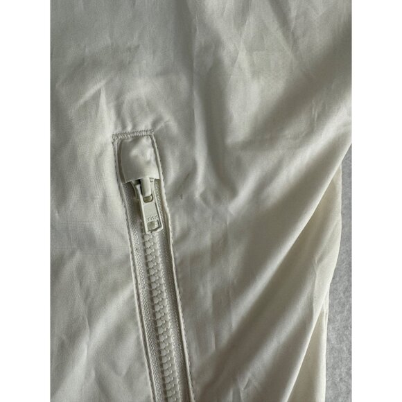 Nike Windrunner Womens Jacket Large Cream Full Zip Hoodie Running Jacket - Picture 9 of 12